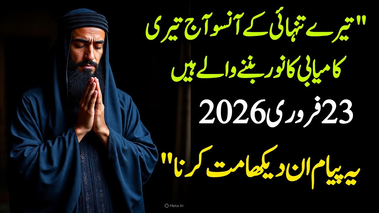 ✅23 February 2026 Tere Tanhaai Ke Aansu aaj Teri Kamyabi ka noor bnny wale hain