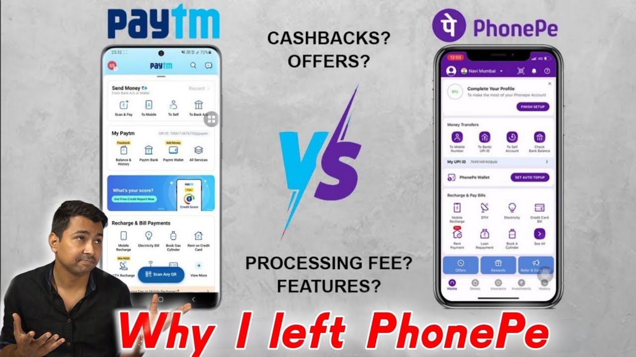 Why I shifted from PhonePe to Paytm | EXTRA Processing Fee | Paytm vs PhonePe