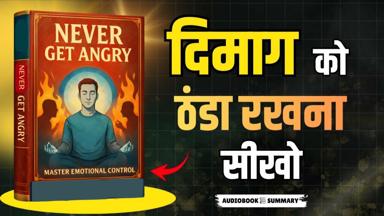 Never Get Angry | Control Your Mind Instantly | Book Summary In Hindi | Audiobook