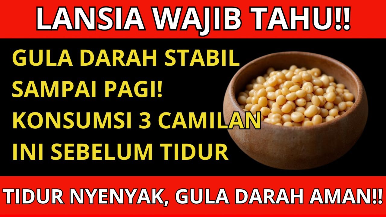 JANGAN TAKUT MAKAN MALAM‼️ INI DAFTAR SNACK AMAN UNTUK PENDERITA DIABETES