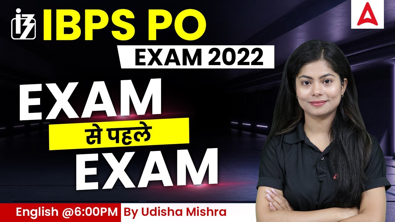 IBPS PO 2022 | IBPS PO English | Exam से पहले Exam | Udisha Mishra