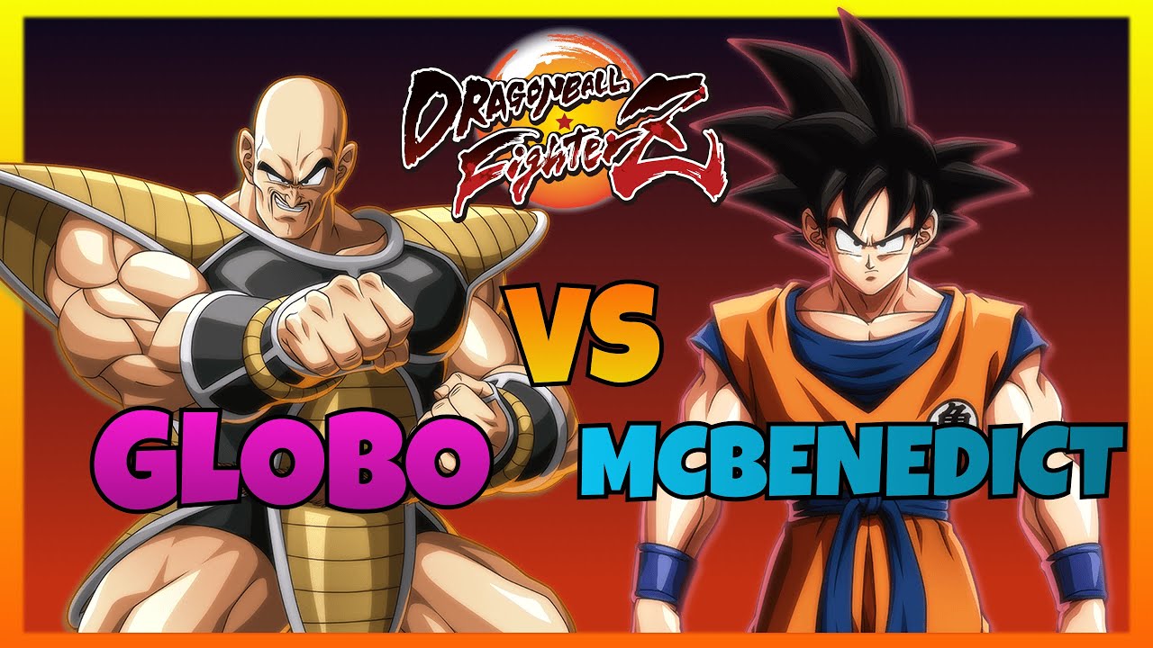 DBFZ - GLOBO vs MCBENEDICT gameplays (Super Baby 2, Nappa, Trunks vs SSJ Vegeta, Base Goku, S Broly)