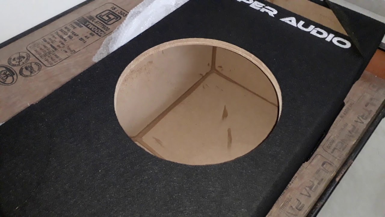Finally new custom made SPL subwoofer box arrived from VIPER AUDIO. Premium quality subwoofer boxes.