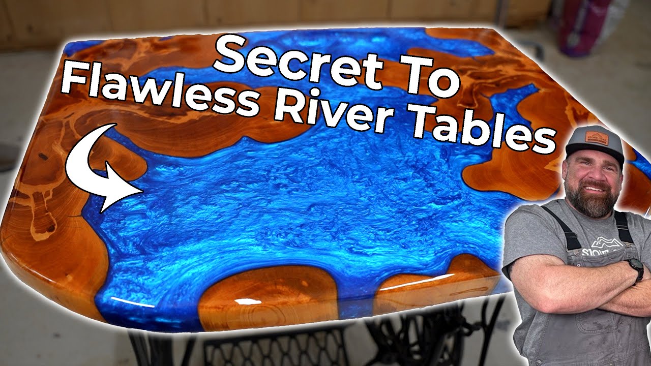 Mesmerizing River Table Made with Super Cast Epoxy!