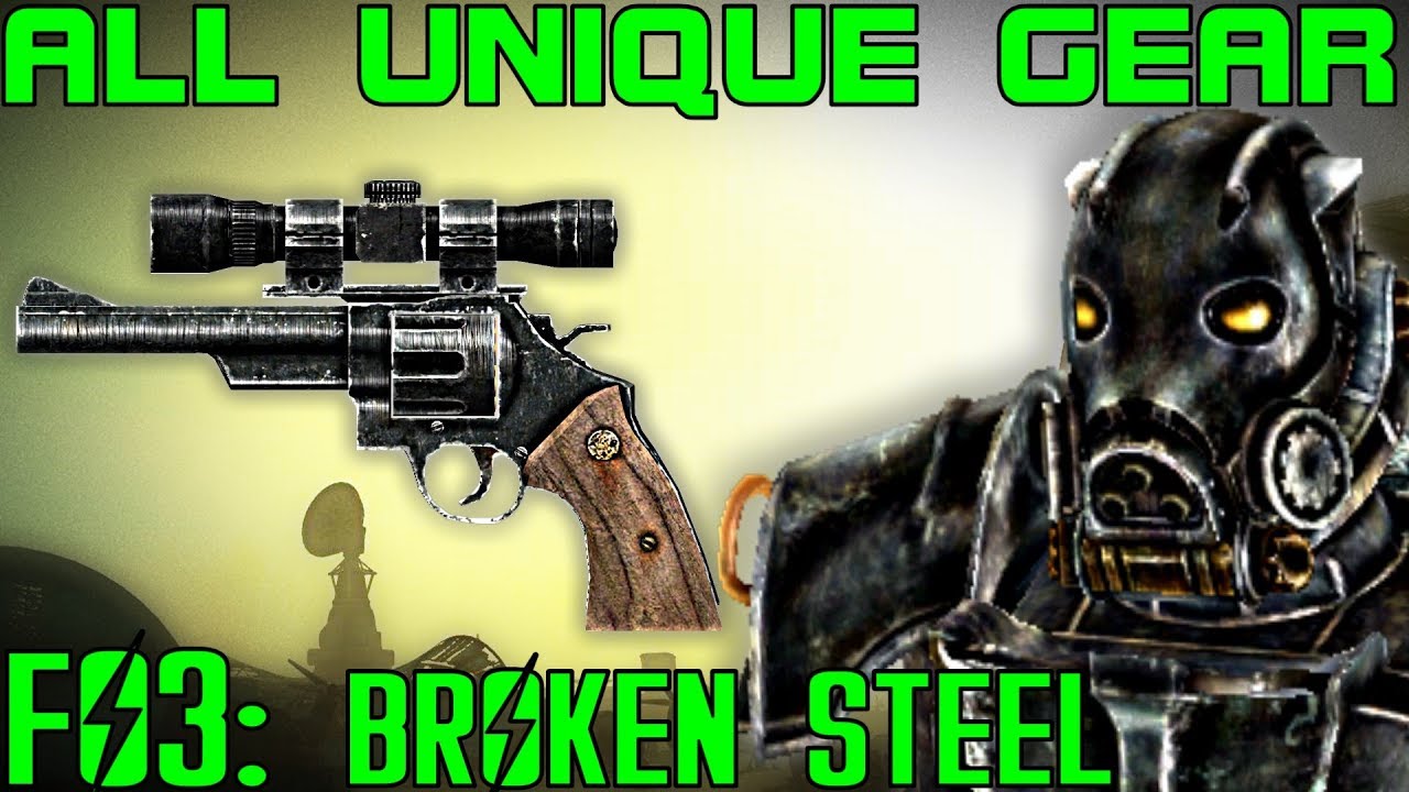 Fallout 3: Broken Steel — Руководство по уникальной броне и оружию (DLC)