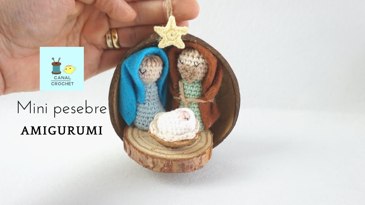 Mini pesebre amigurumi tutorial