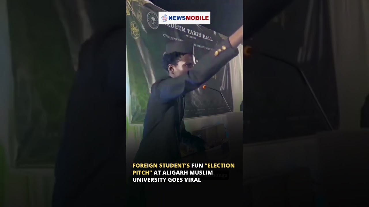 Foreign Student&rsquo;s Fun &ldquo;Election Pitch&rdquo; at Aligarh Muslim University Goes Viral