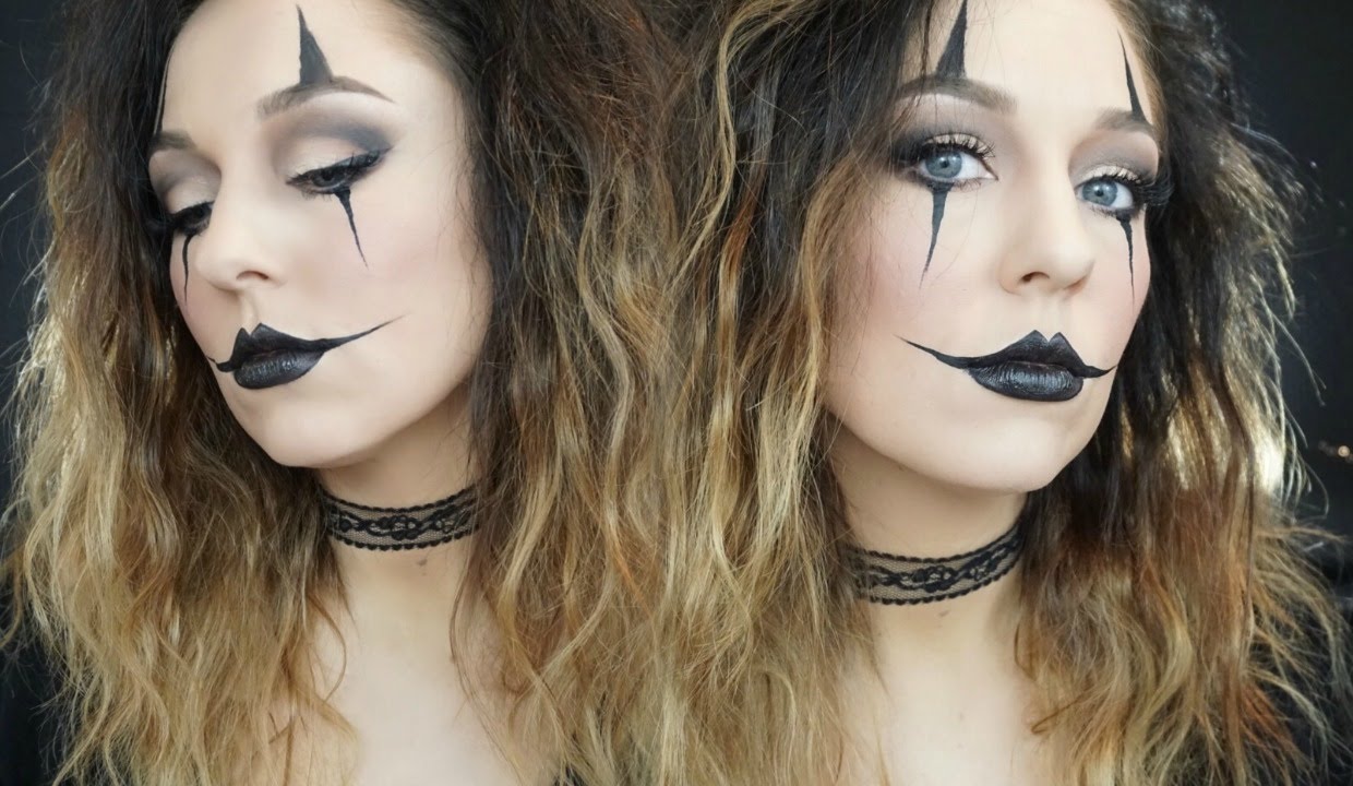 E6: Easy Jester Clown Halloween Makeup Tutorial