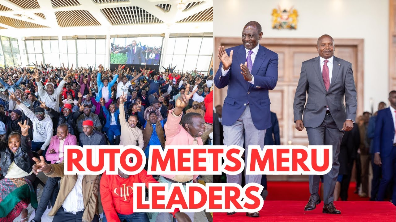 PRESIDENT RUTO HOSTS MERU COUNTY GRASS ROOT LEADERS AT THE STATE HOUSE!