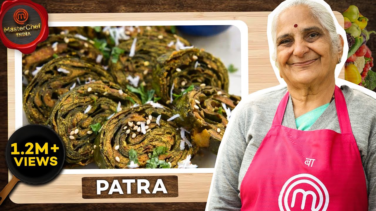 MasterChef Special Patra recipe by Gujju Ben I मशहूर पात्रा की रेसिपी I પ્રખ્યાત પાતરા ની રેસીપી
