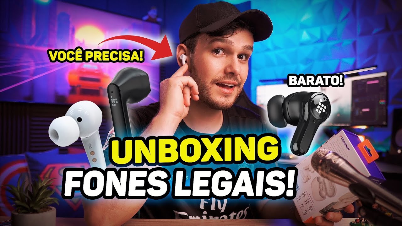 FONE DE OUVIDO BLUETOOTH - Tronsmart Onyx Apex, Battle e Apollo Air +