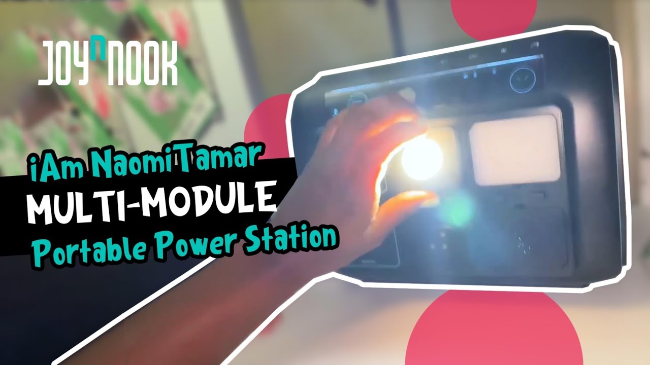 Switch it up: Njoynook detachable power setup #portablepowerstation #campinglife #outdoorliving 