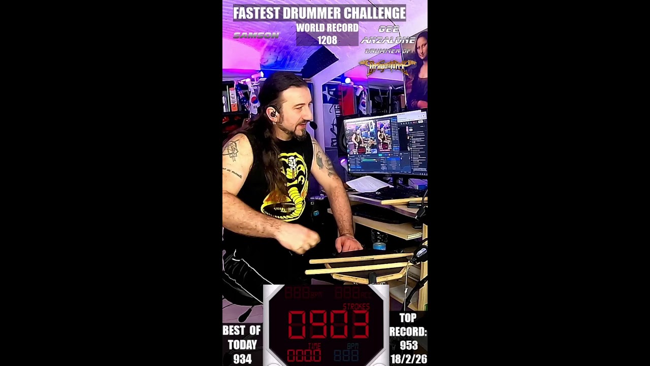 FASTEST DRUMMER CHALLENGE!