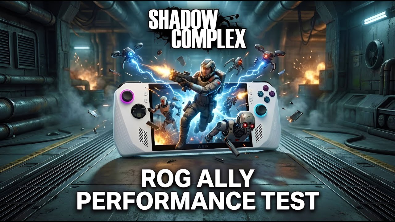 Shadow Complex Remastered | Rog Ally | Windows 11 OS | Gameplay Performance | Setting