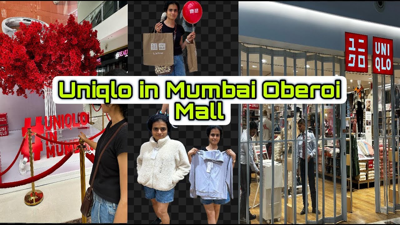 I Uniqlo in Mumbai I Oberoi Mall I Japanese brand I Second Store in Mumbai I🧦🧥🧤🧢
