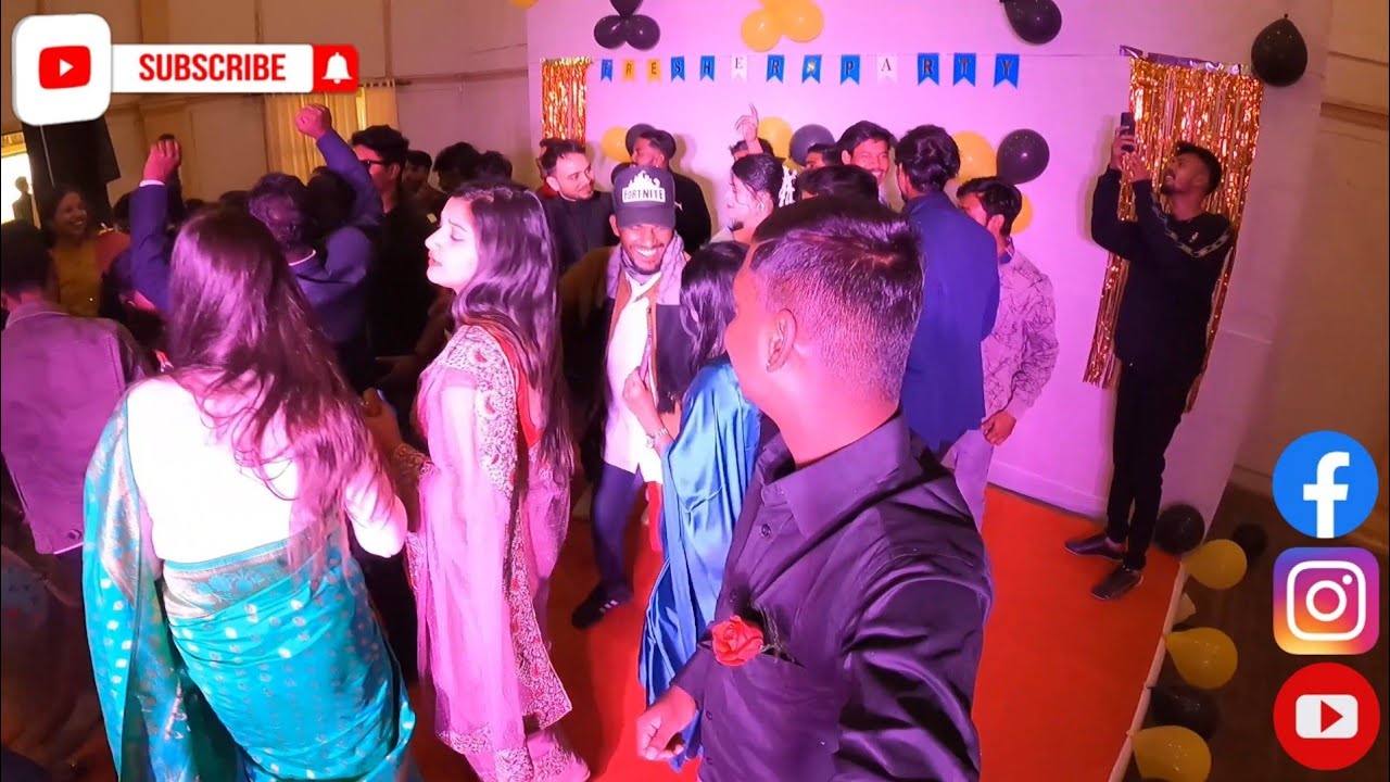 FRESHERS PARTY - POLITICAL SCIENCE DEPARTMENT [Ranchi University] Jharkhand / Vlog38 #freshersparty