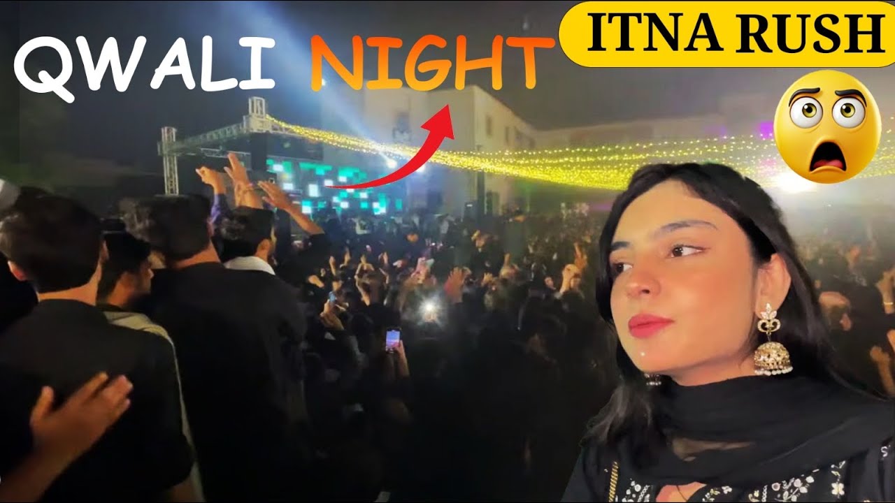 Qawali night of Lahore Garrison University vlog| Wania Azam vlogs | LGU life vlog