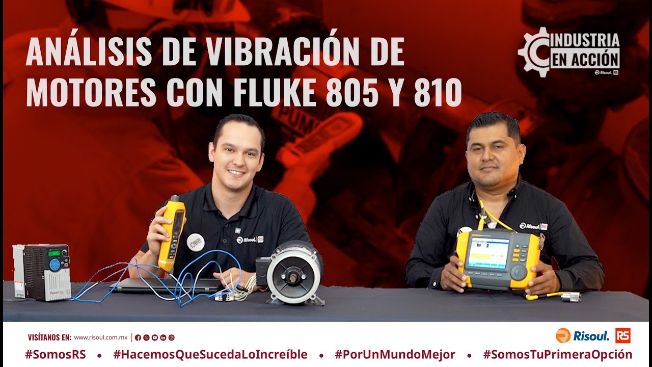 Análisis de vibración de motores con Fluke 805 y Fluke 810 | Industria en acción ep.10
