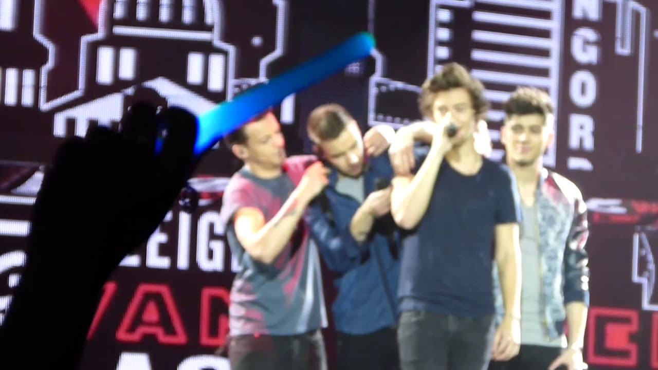 Niall's speech, Larry, WMYB - One Direction, TMH Tour - London, O2 Arena - April, 2 - Matinèe