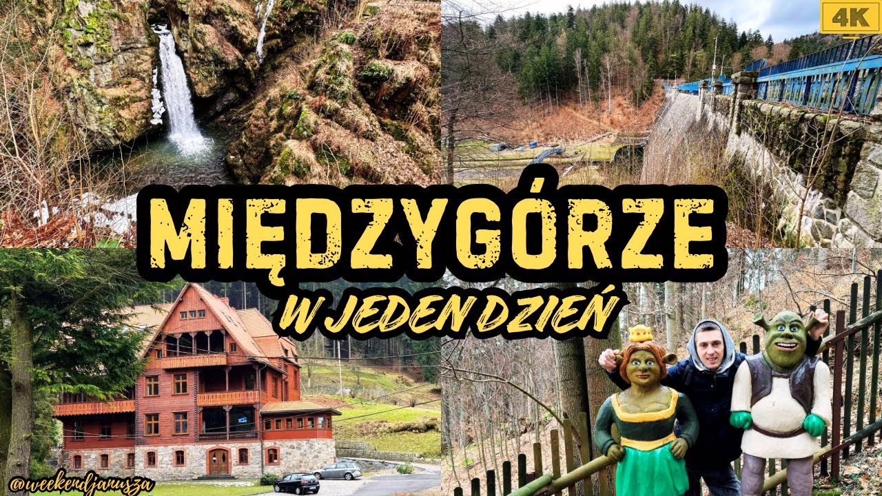 MIĘDZYGÓRZE W JEDEN DZIEŃ: Klimatyczna wieś z niezwykłą architekturą i wodospadem