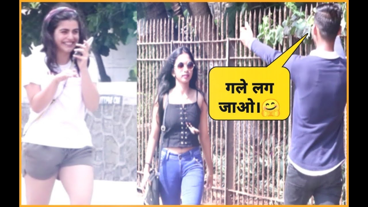 HUG PRANK ON CUTE GIRL🤗 | Adesh Gupta
