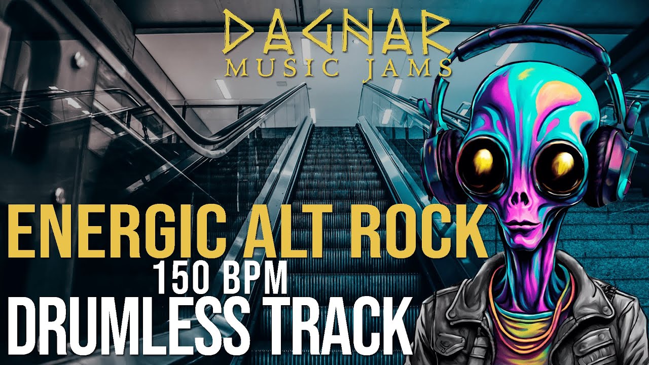 Energic Alt Rock - DRUMLESS TRACK | 150 BPM | Play Along for Drummers