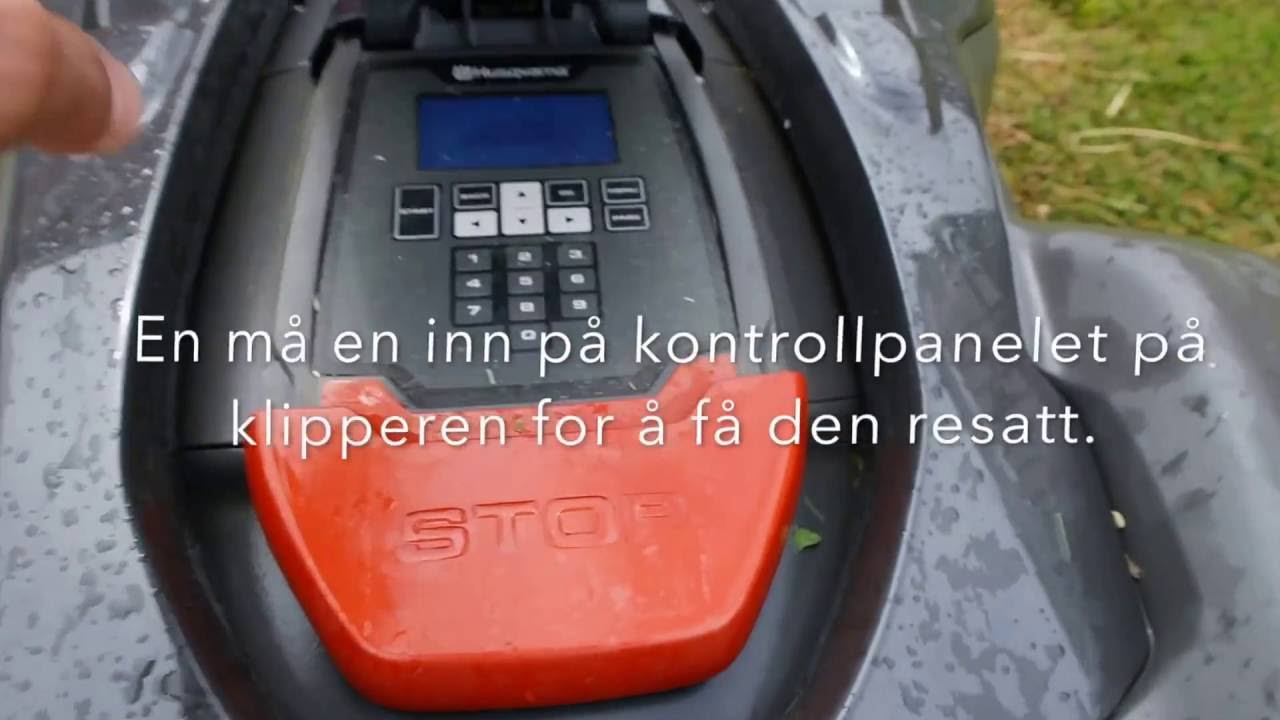 Husqvarna Automower 450x feilmeldinger i Automower Connect App´en