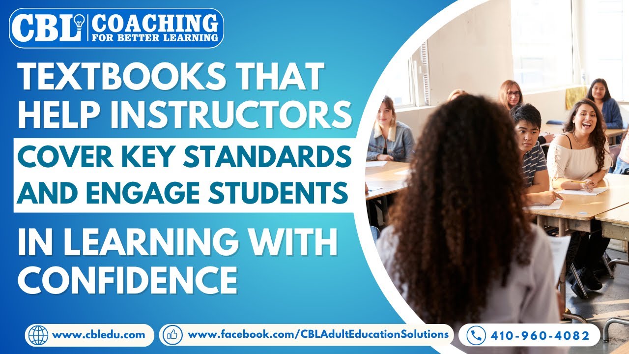 Textbooks that Help Instructors Cover Key Standards and Engage Students in Learning With Confidence