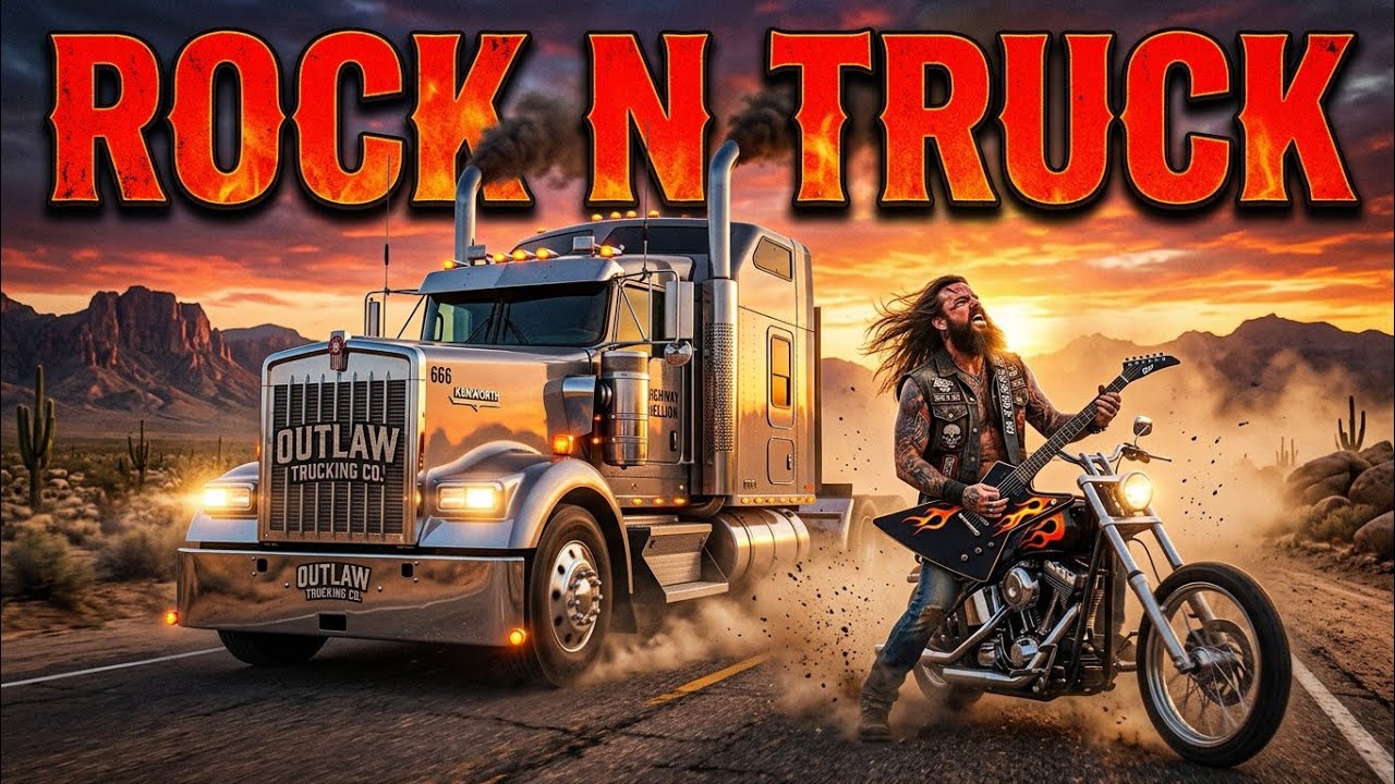 Epic Sunset Highway Rock | American Country Rock Truck Driving Playlist.