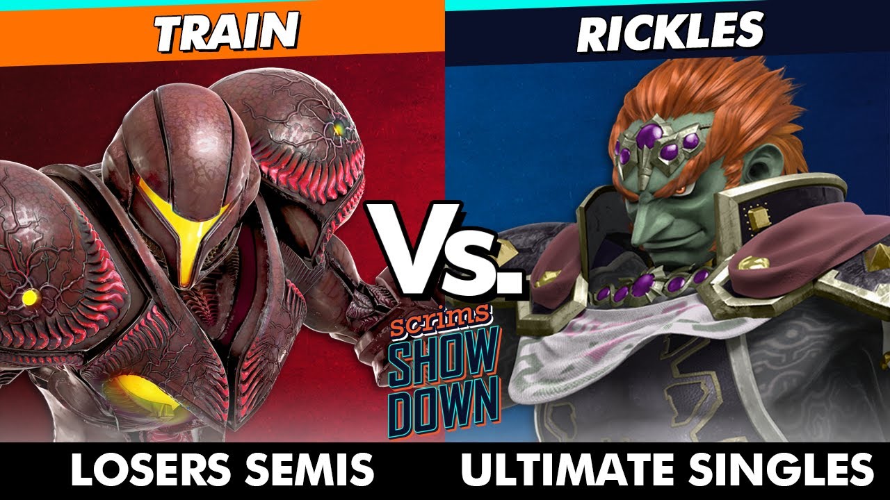 Scrims Showdown 76 Losers Semis - TRAIN (Dark Samus) Vs Rickles (Ganondorf) SSBU Ultimate Tournament