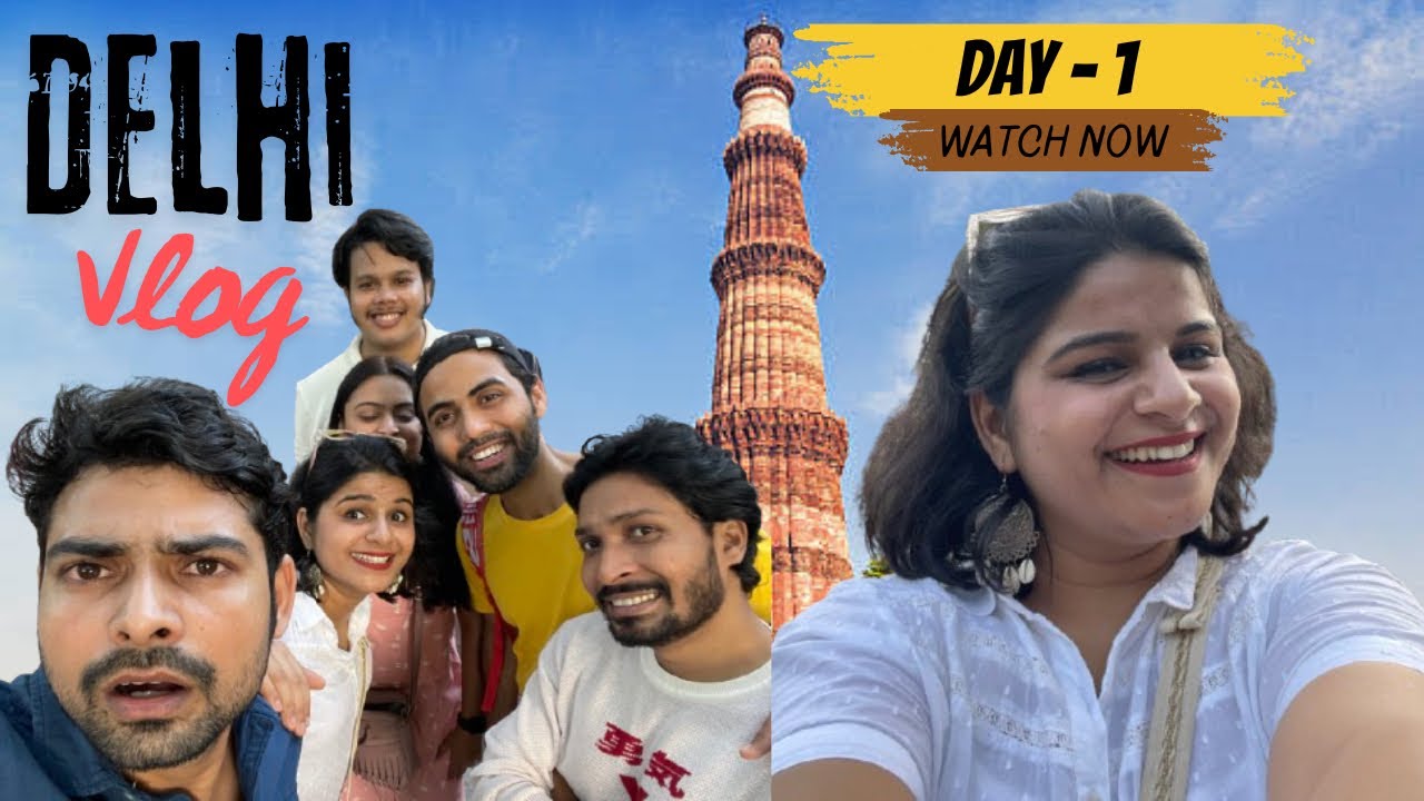 Day 1 - Lost in Delhi’s Metro?! + Epic Qutub Minar Adventure! 🤯🇮🇳 #delhi #vlog