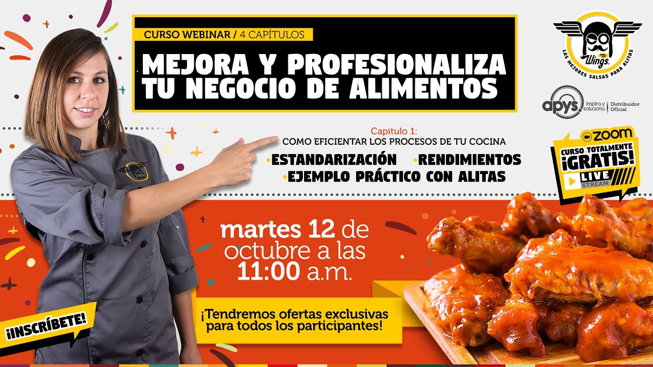 Cap 1. ¿Cómo hacer alitas para vender? •Eficientar procesos de cocina •Estandarización •Rendimientos