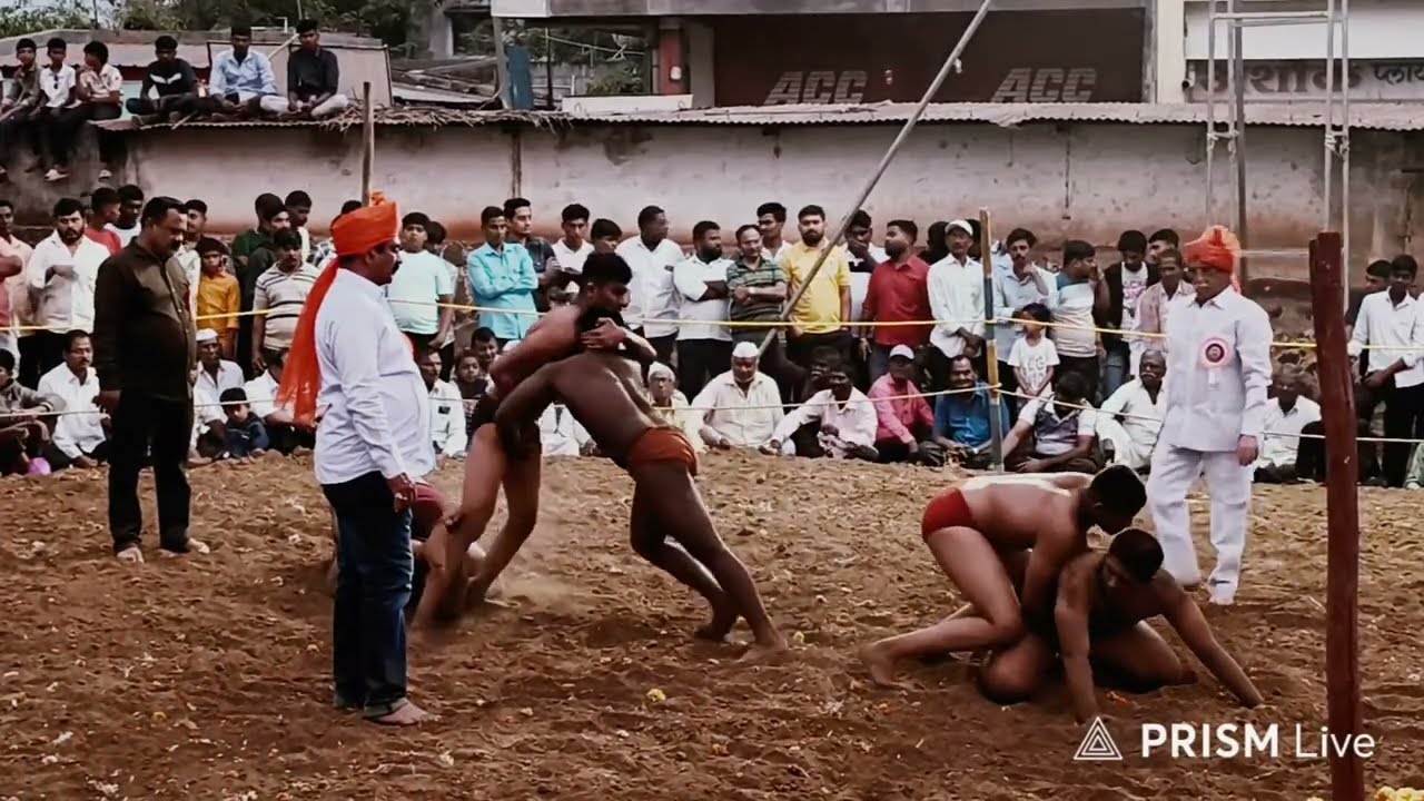 कमळ भैरवनाथ देवाचा उत्सवाचे जंगी कुस्ती मैदान ताकारी लाईव्ह 26.