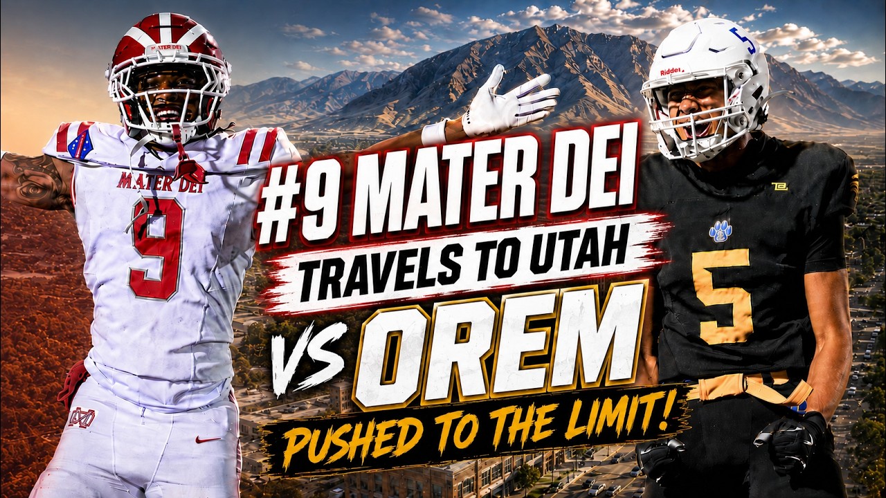 😳 #9 MATER DEI GOES TO UTAH TO FACE OREM! 🔥 UTAH POWERHOUSE PUSHES MATER DEI TO THE LIMIT
