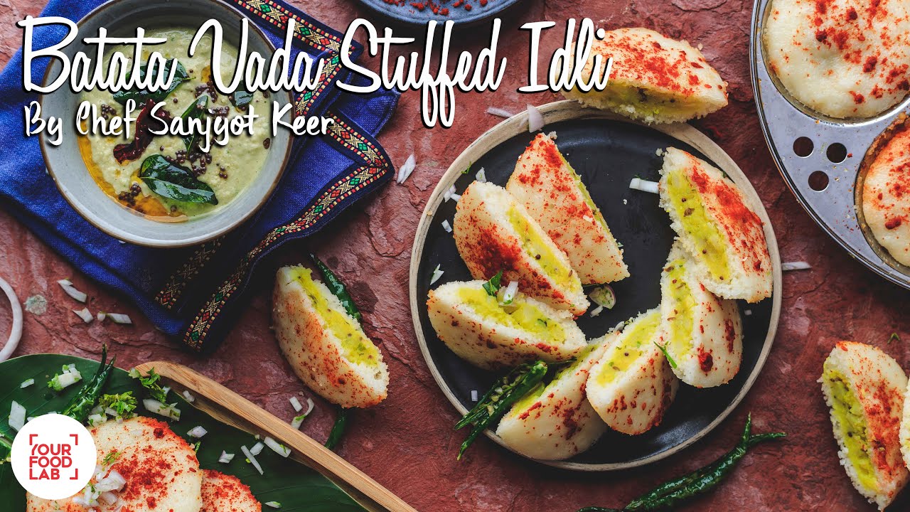Batata Vada Stuffed Idli Recipe | बटाटा वड़ा स्टफ्ड इडली  | Chef Sanjyot Keer