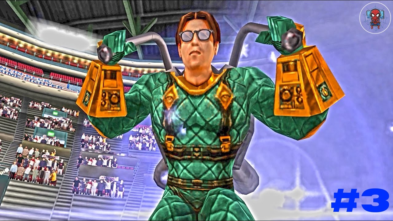 Spider-Man 2 PS2 - Confronting Mysterio 4k Walkthrough Part 3