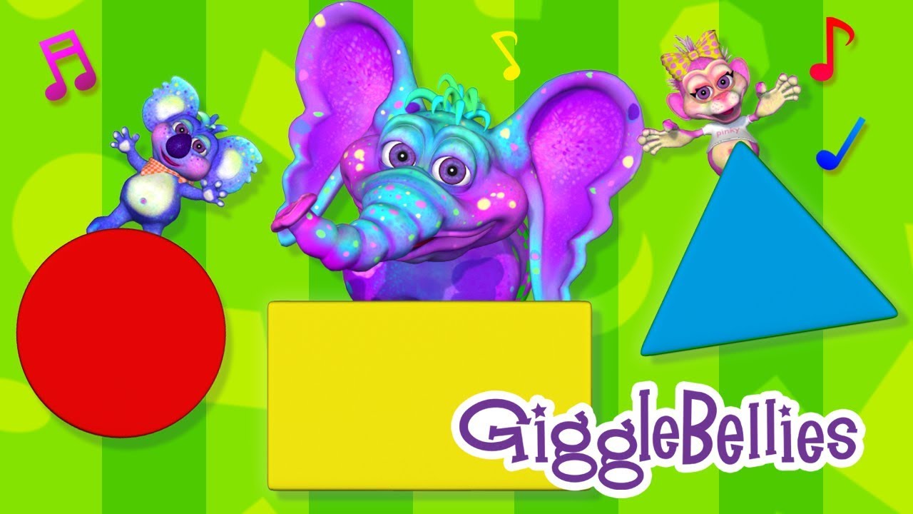 Shapes Song for Children | GiggleBellies |  Learning & Adventures Songs for Kids