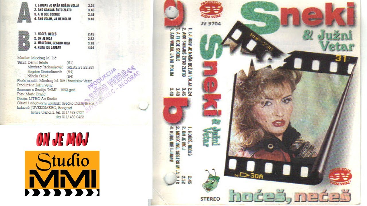 Snezana Babic Sneki i Juzni Vetar - On je moj