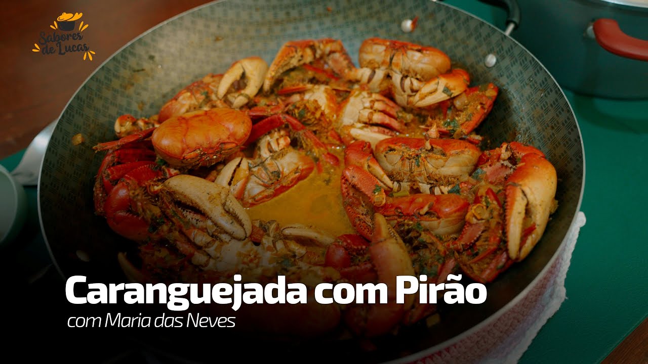 Programa Sabores de Lucas - Receita: Caranguejada com Pirão