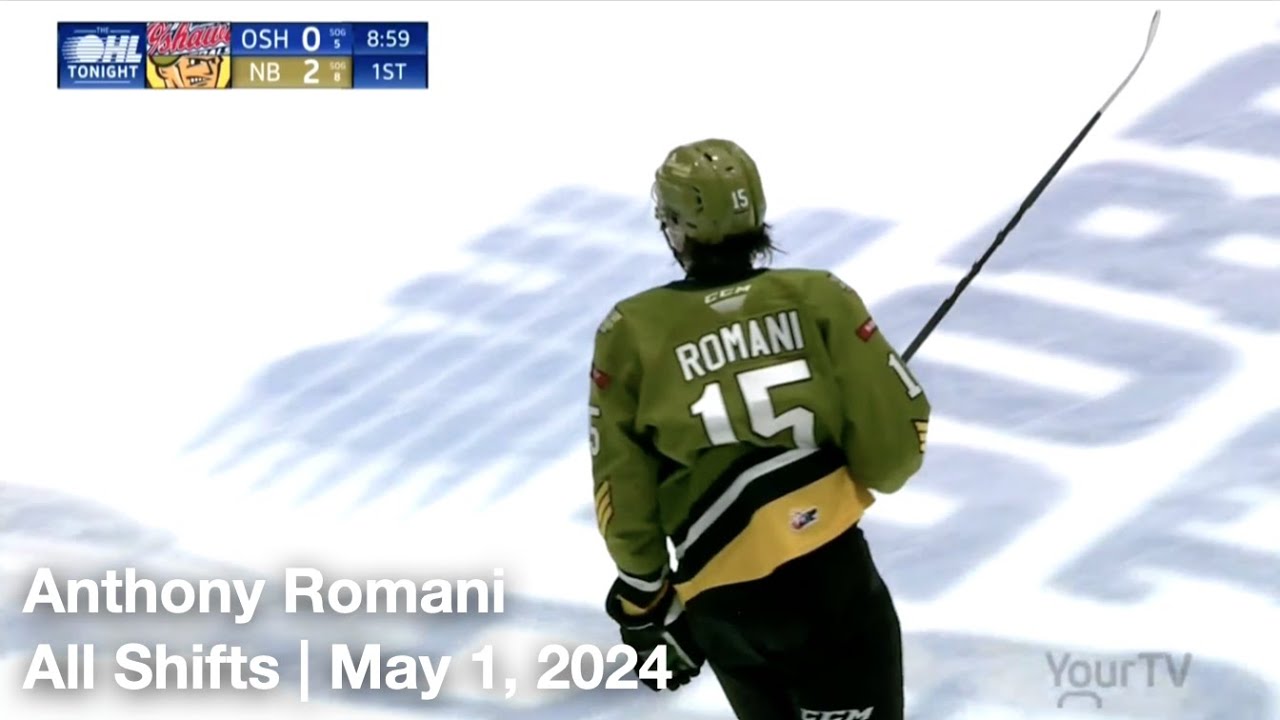 Anthony Romani (NB15) | All Shifts | North Bay Battalion vs. Oshawa Generals (OHL) | 5 1 2024