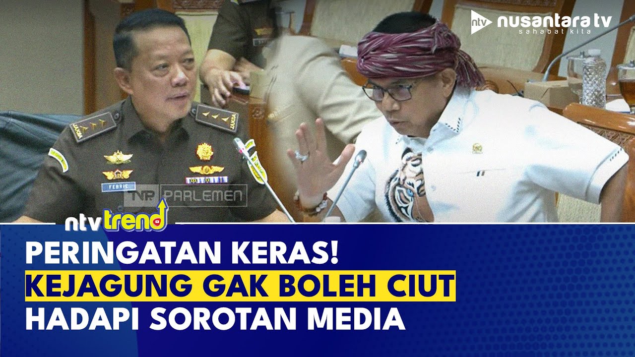 Kejagung Gak Boleh Ciut! Media Boleh Bersuara, Hukum Harus Tetap Tegak | NTV