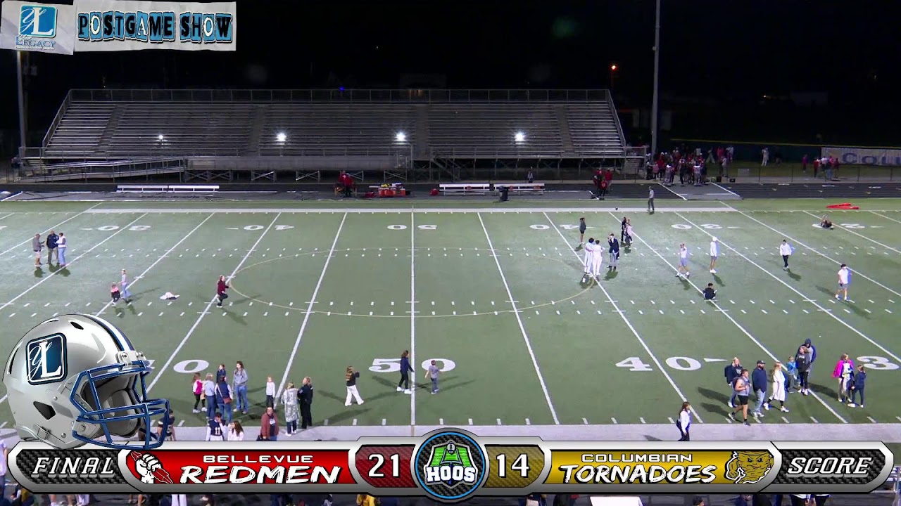 Tiffin Columbian vs Bellevue High School Football 10-10-25