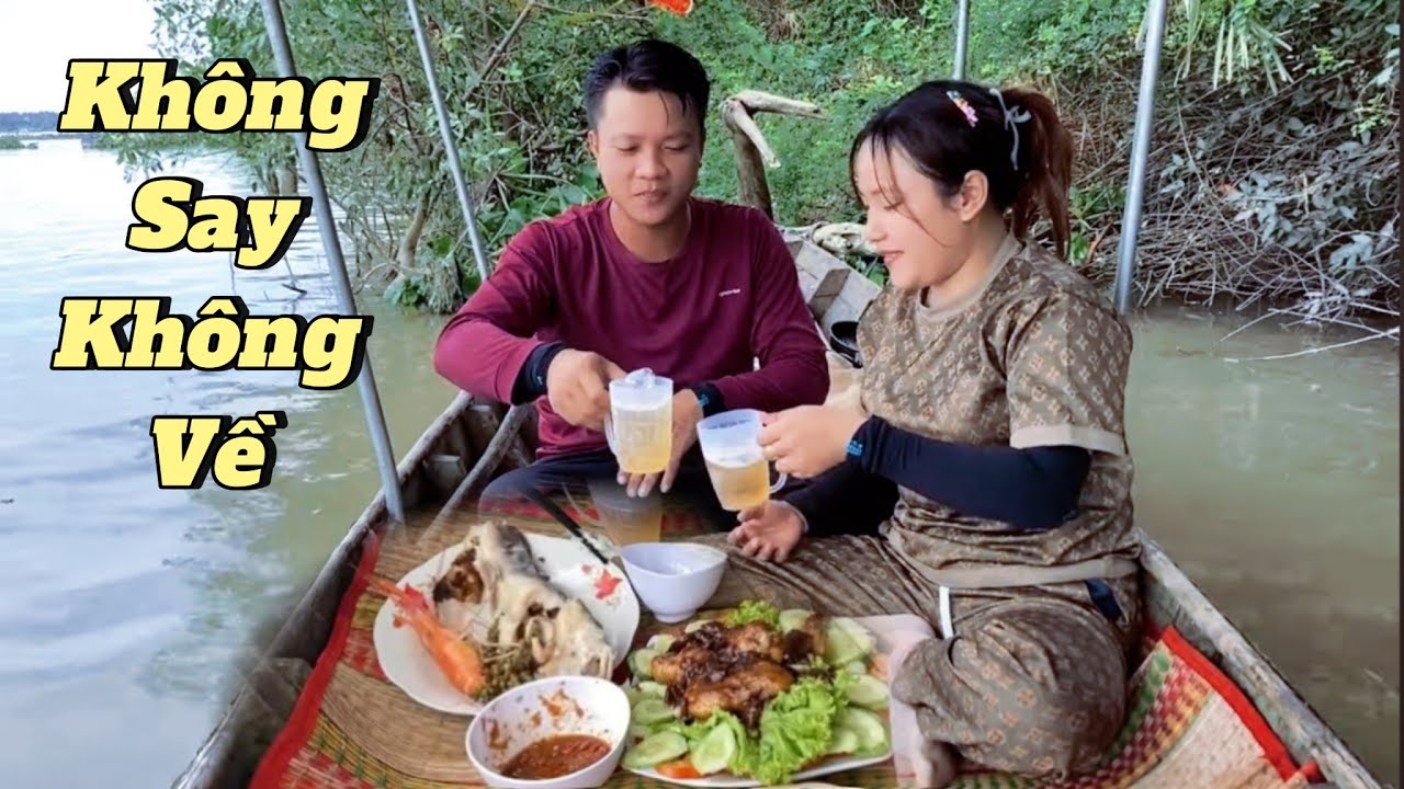 dòng sông nước chảy hữu tình,Cá Lăng nổ muối mặn mà  vị quê |Cơm Quê Nhà 65#