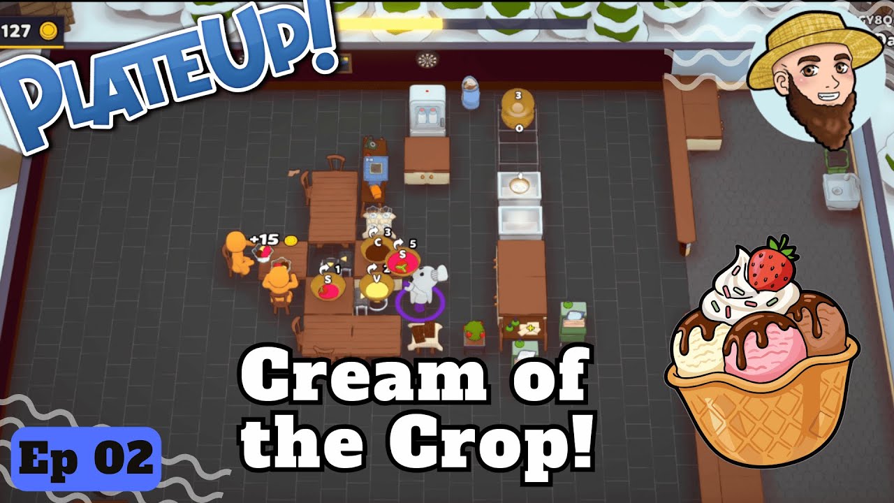 Cream of the Crop! - Solo Play PlateUp! I Part 2 #icecream   #theontariogardener #plateup #sundaes