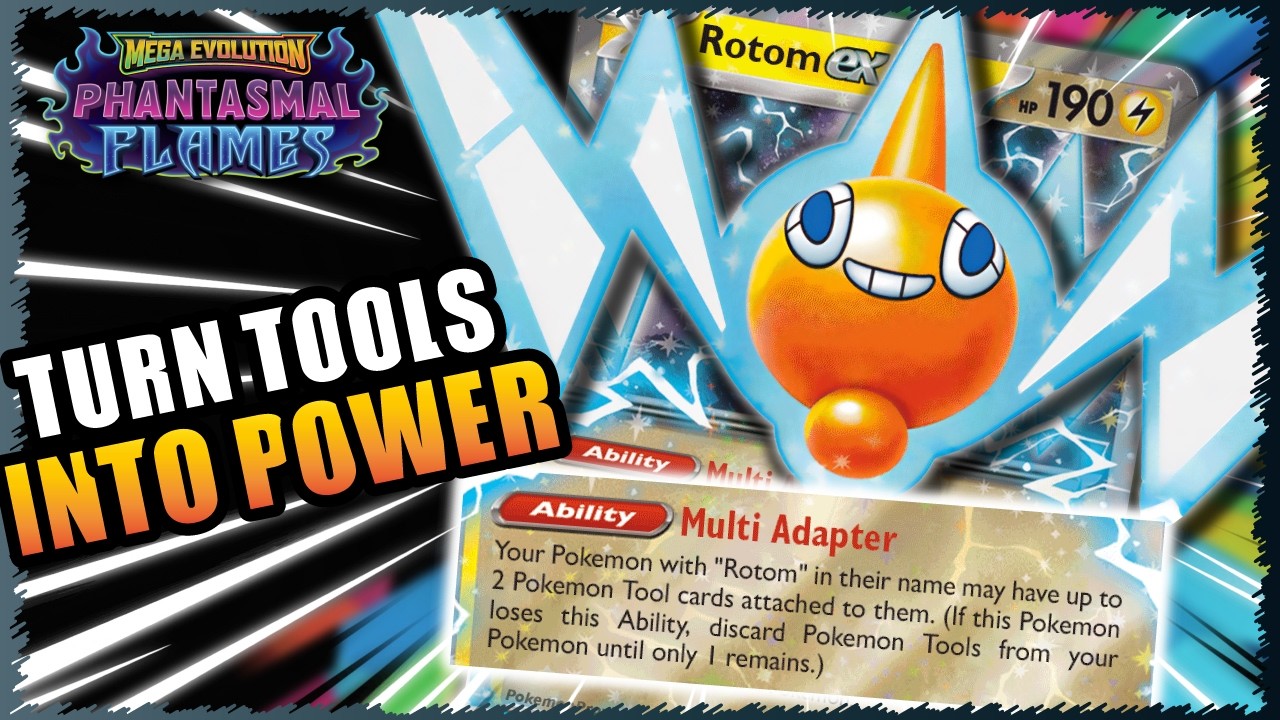 Превратите ИНСТРУМЕНТЫ в СИЛУ с Rotom ex — Phantasmal Flames