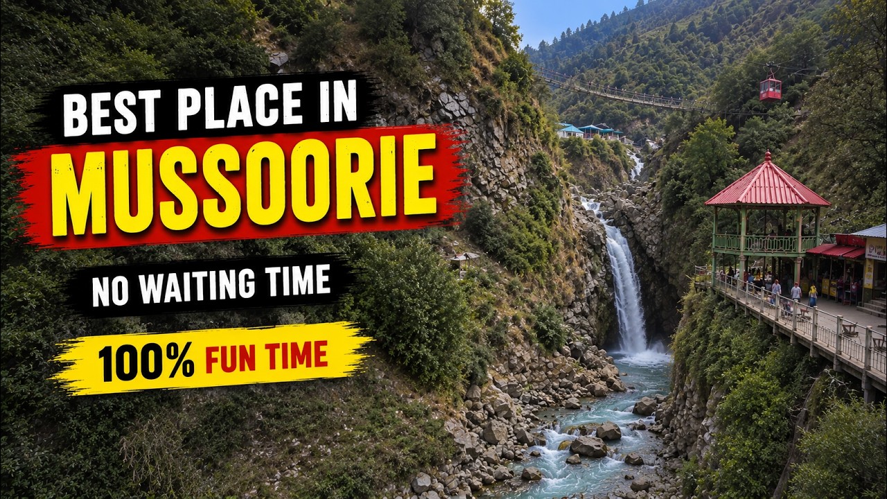 Visiting Mussoorie? Don't Miss This Hidden Waterfall! 💦 | Bhatta Falls