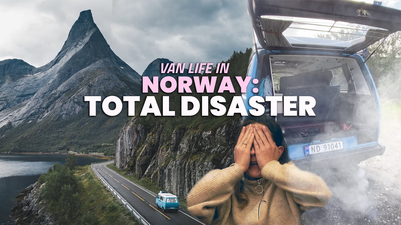 VAN LIFE NIGHTMARE - taken by the tide and engine failure (Grand Norwegian Road Trip ep. 6)