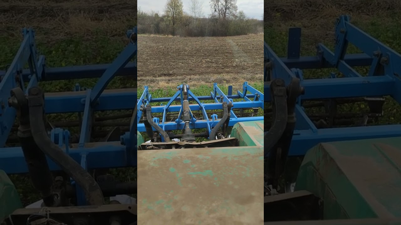 робота стерневого культиватора по сидератам 💪 результат вражає #lemken #minifarmer #оранка #хтз