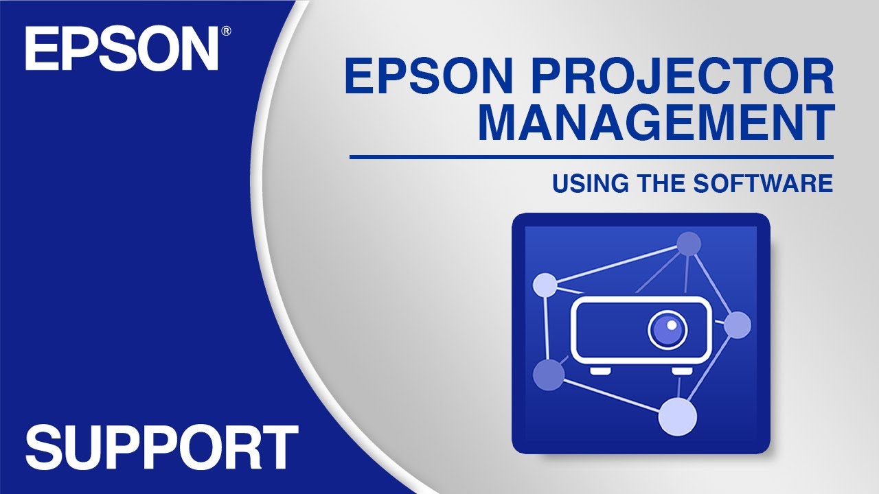 Epson Projector Management | Using the Software