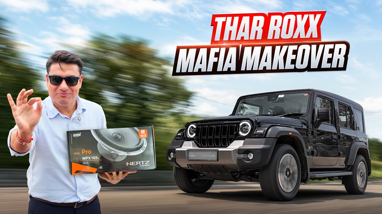 THAR ROXX ULTIMATE AUDIO SETUP и самая роскошная модификация интерьера в Индии 🔥MAFIA ROXX MOD📞81...